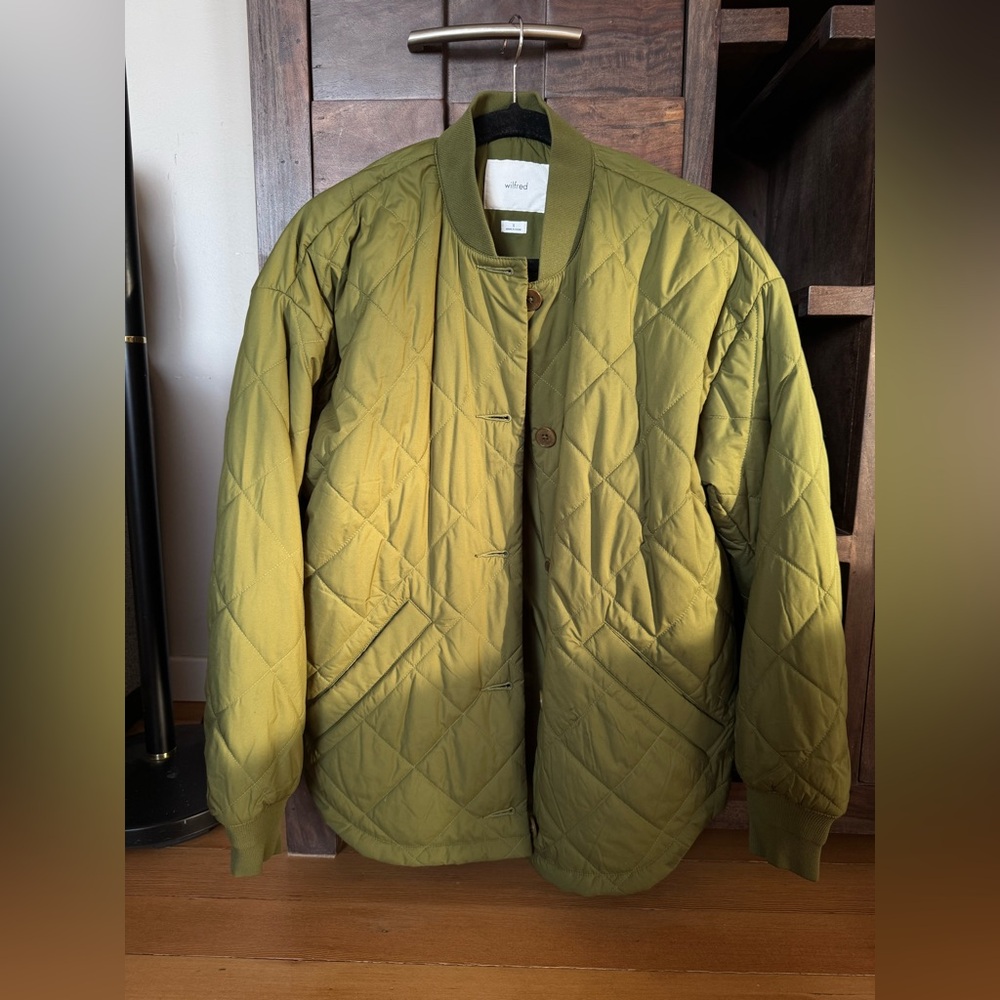 Wilfred Oversized Quilted Jacket